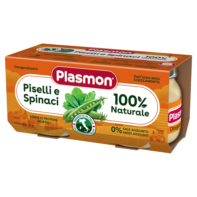 Omogeneizzato Piselli e Spinaci