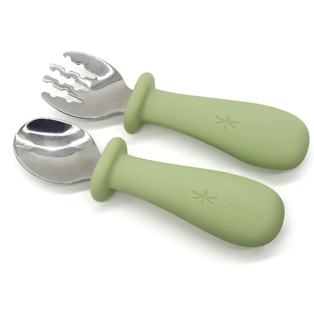 Posatine Evolutive in Acciaio e Silicone - A tavola come i grandi
