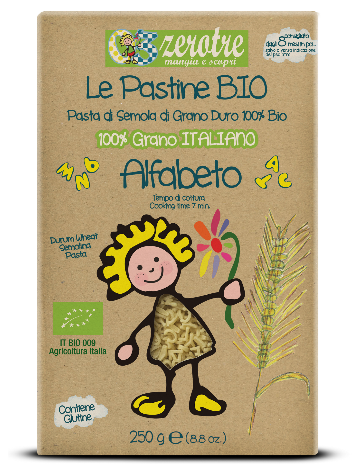 Alimenti per infanzia , adatti allo svezzamento bambini. Pappe naturali per infanzia. Pastina biologica Made in Italy, ingredienti biologici .
Italian baby food, suitable for baby weaning . Natural baby and toddlers meals. Organic pasta Made in Italy, made with organic ingredients