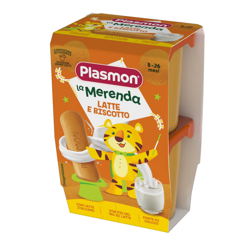 La Merenda latte e biscotto 2x120g