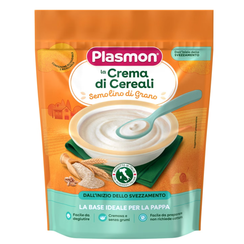 La crema di cereali -Semolino di grano - 200 gr