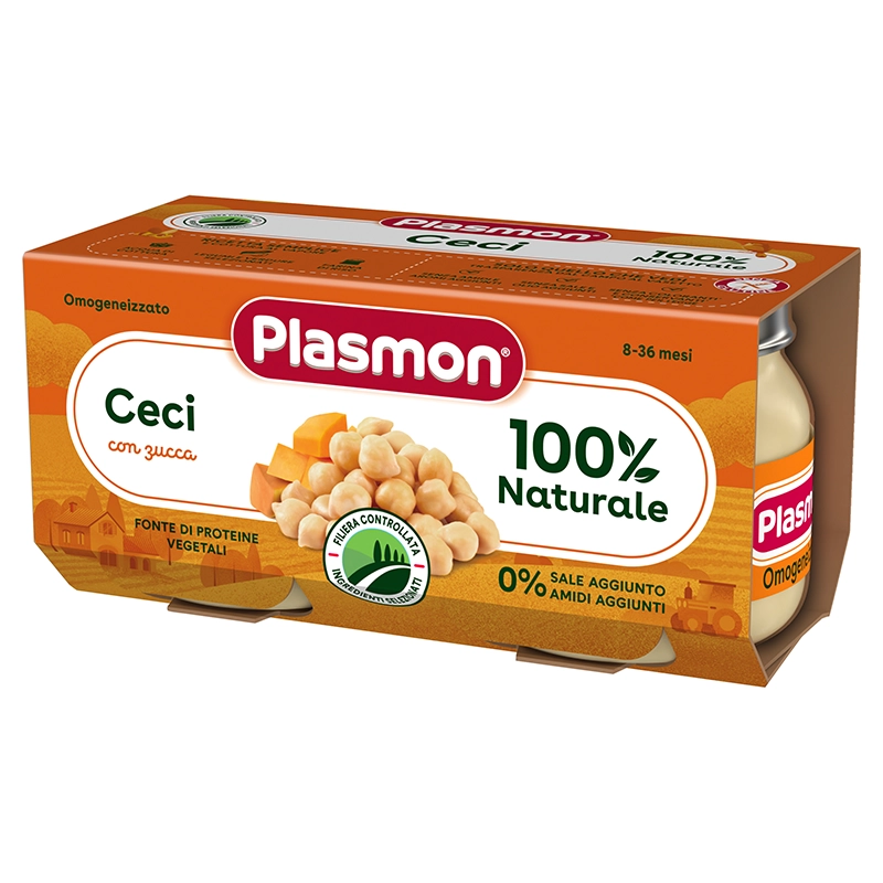 Omogeneizzato Legumi Ceci e Zucca