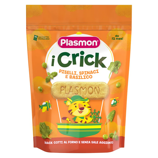 Snack i Crick Piselli Spinaci Basilico 100 g