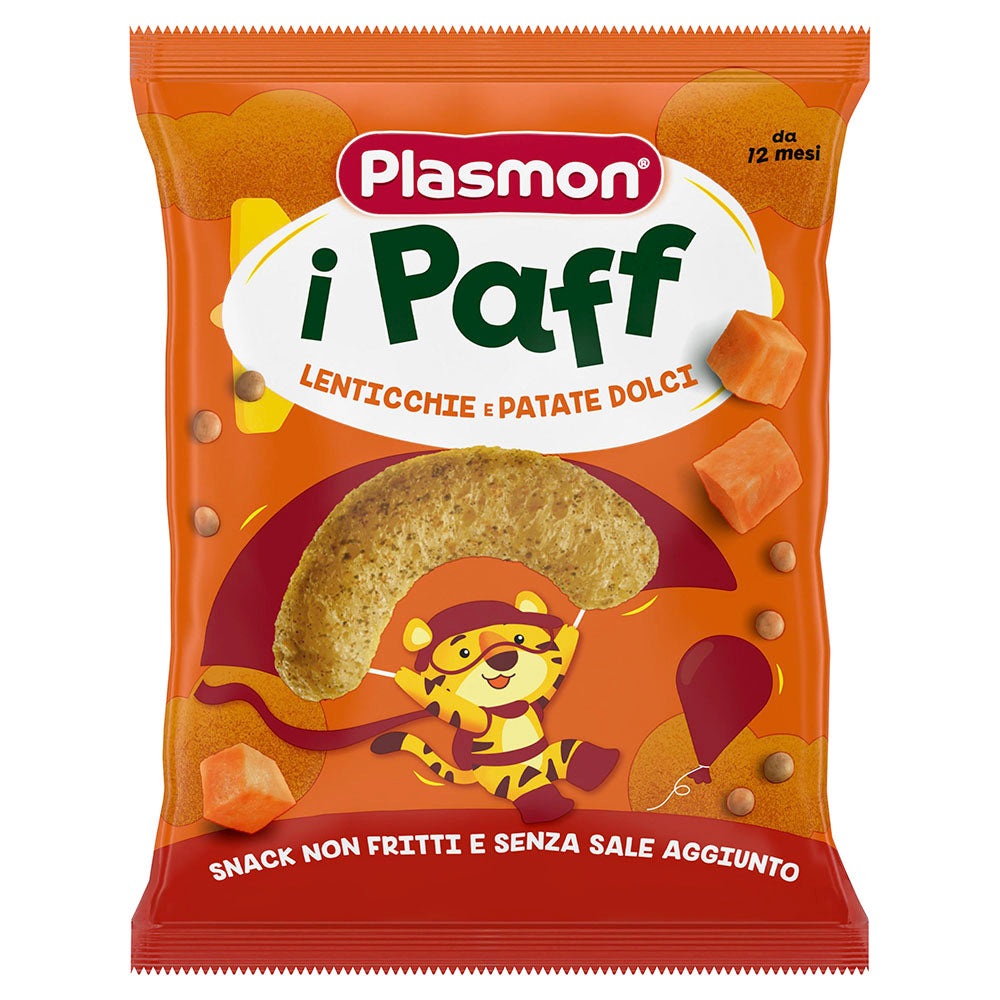 Snack i Paff Lenticchie e Patate Dolci