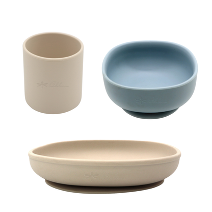 Essential Table Set- Set Pappa in Silicone per lo Svezzamento