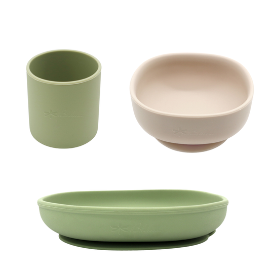 Essential Table Set- Set Pappa in Silicone per lo Svezzamento