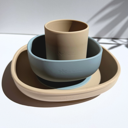Essential Table Set- Set Pappa in Silicone per lo Svezzamento