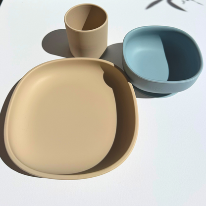 Essential Table Set- Set Pappa in Silicone per lo Svezzamento