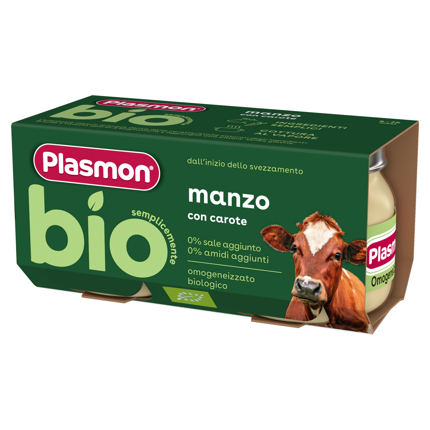 Omogenizzato biologico manzo 2x80g