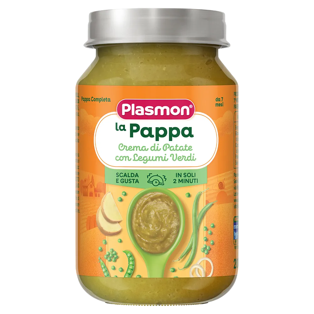 Pappa - Crema di patate con legumi verdi