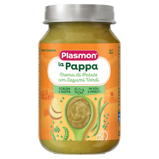 Pappa - Crema di patate con legumi verdi