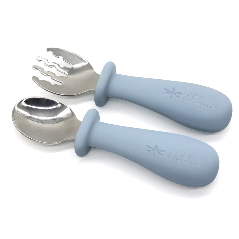 Posatine Evolutive in Acciaio e Silicone - A tavola come i grandi