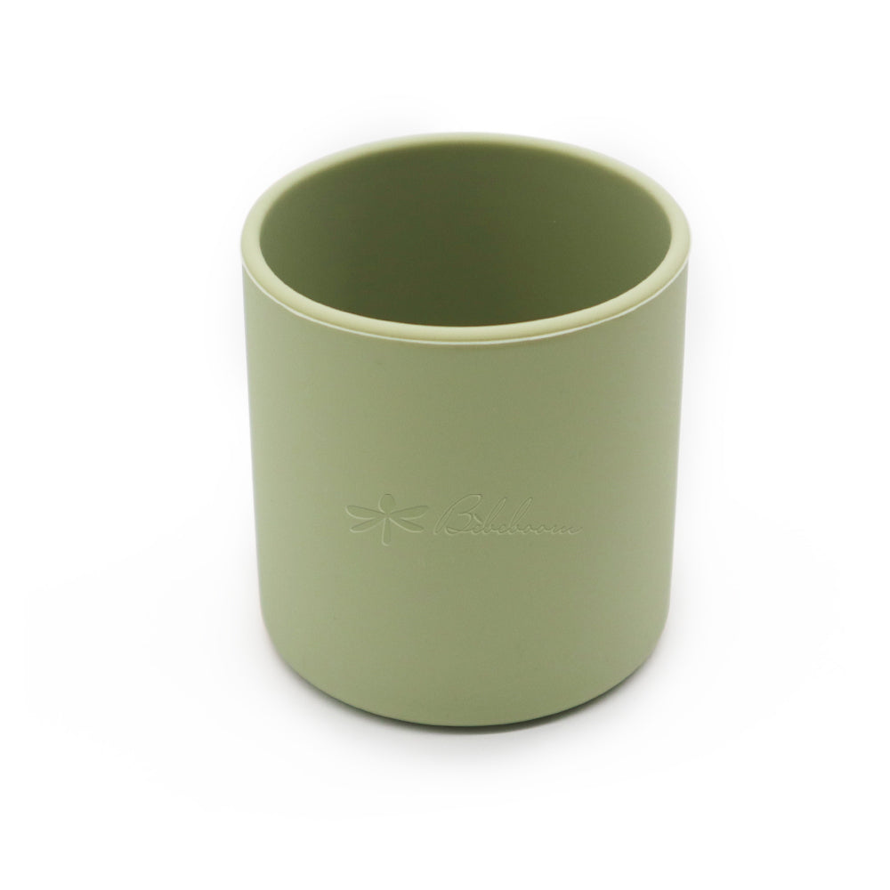 Bicchiere in silicone Sorso Naturale-Il bicchiere aperto per lo svezzamento