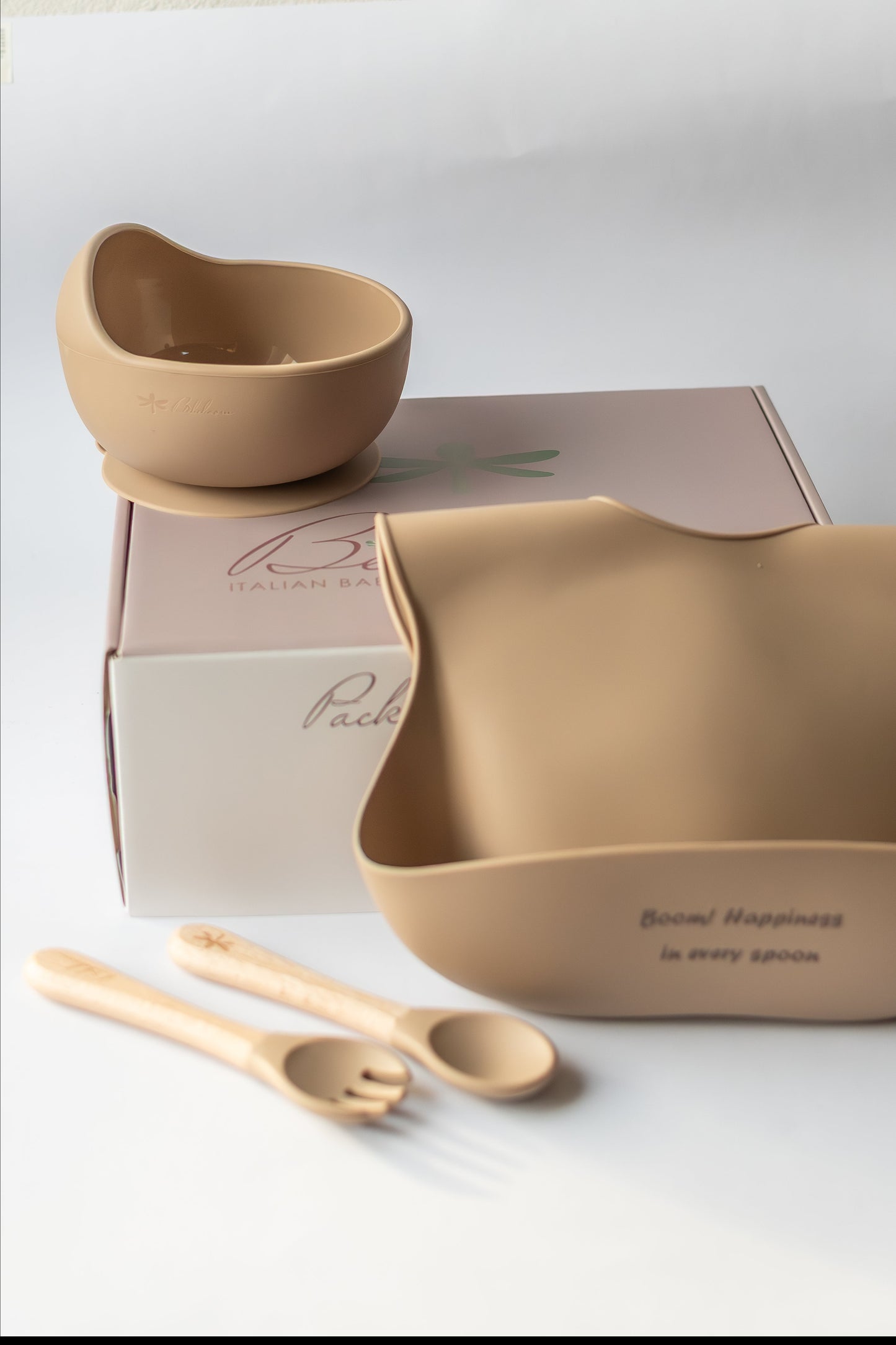 Silicone weaning set for baby’s first meals Starter Kit