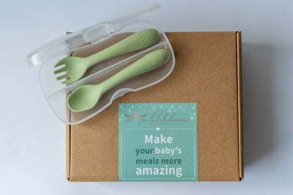 Ergonomic Silicone Cutlery Set– Supporting Motor Skills and Early Oral Development