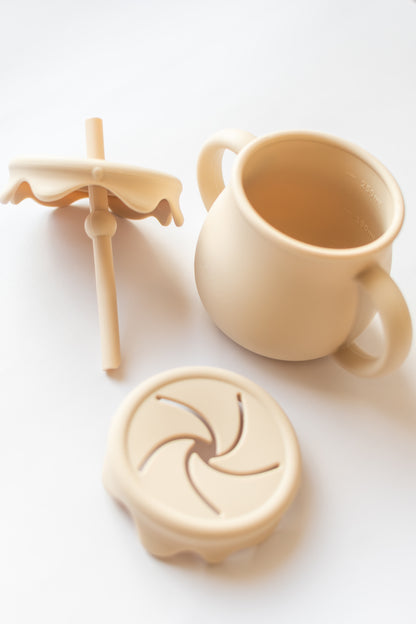 3-in-1 Silicone Evolutionary Cup – Supports Oral Development and Coordination