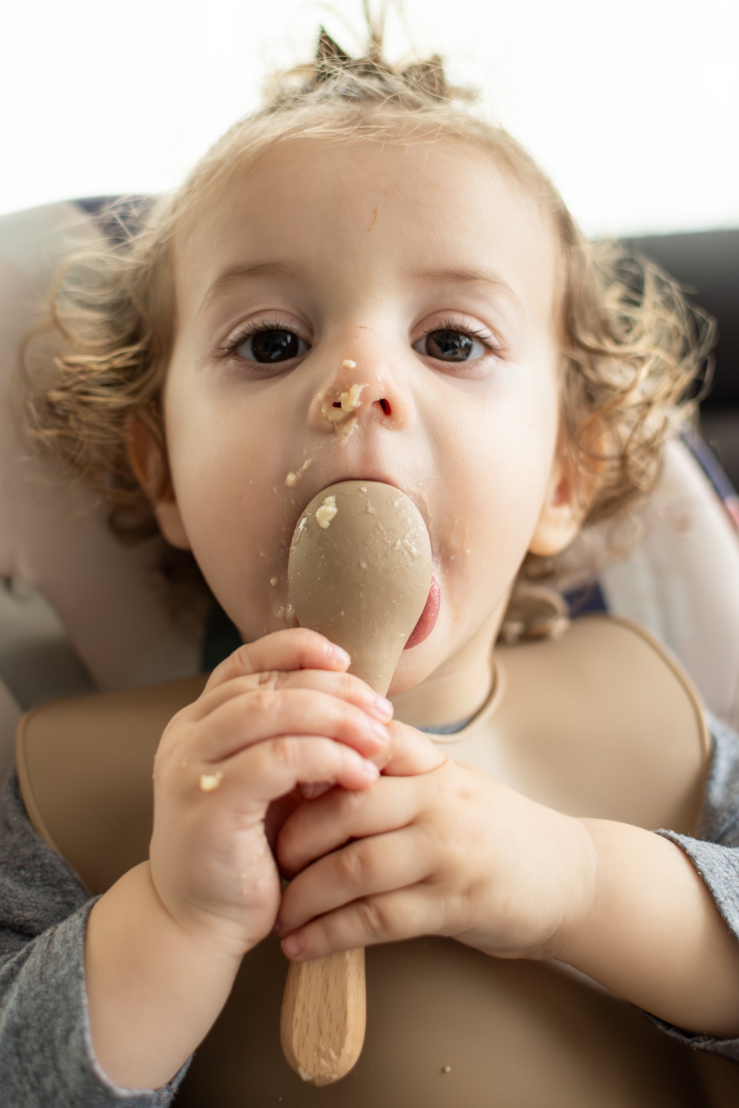 Silicone weaning set for baby’s first meals Starter Kit