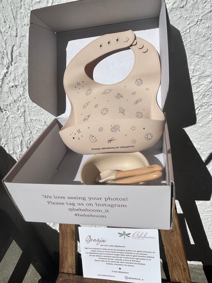 Set pappa svezzamento in silicone Yummy Adventures Box