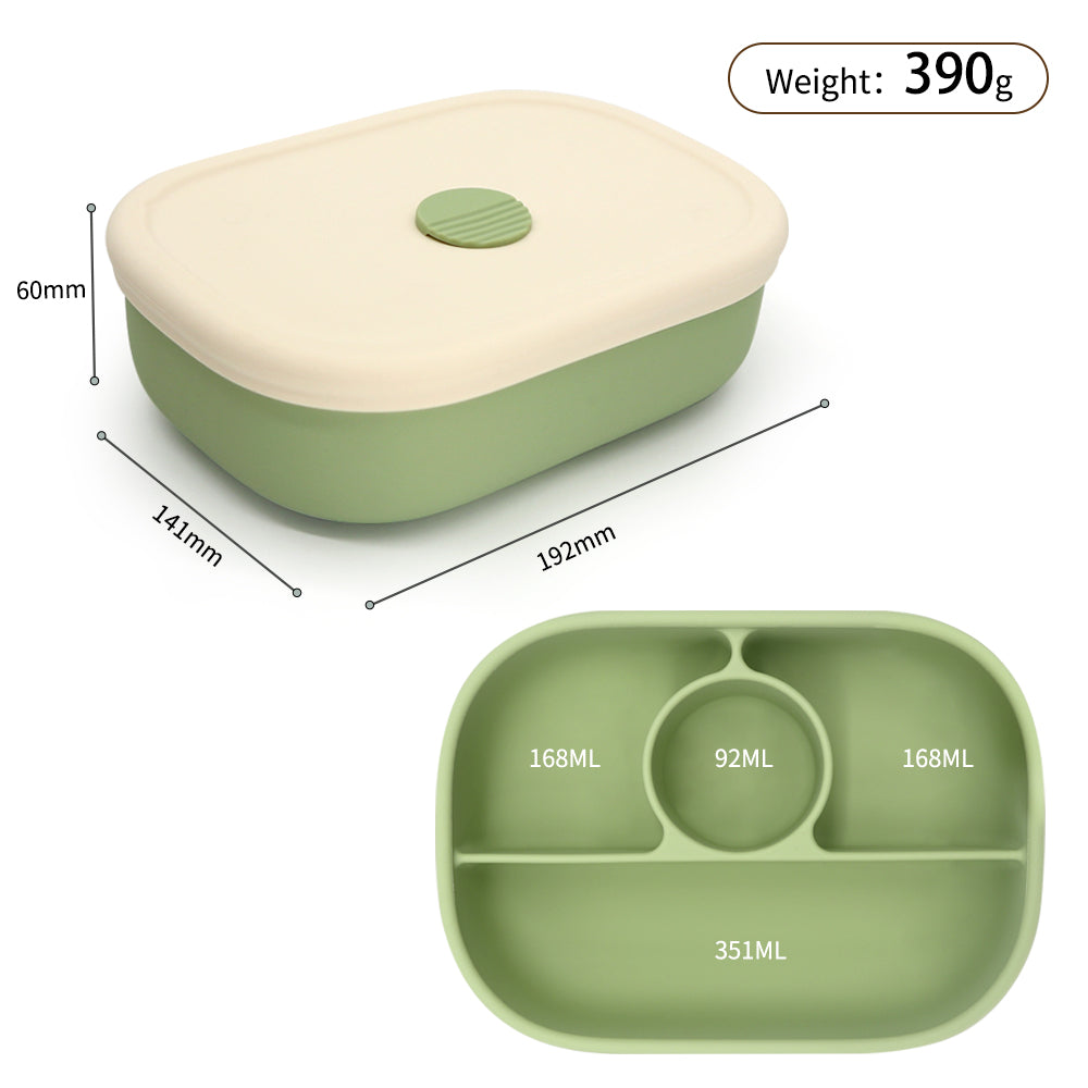 Keep your food organized and safe with the Bèbeboom 4-compartment silicone lunch box!
Ideal for kids and adults, it’s the perfect solution for school, work, or outings – a practical, durable accessory with a modern design.