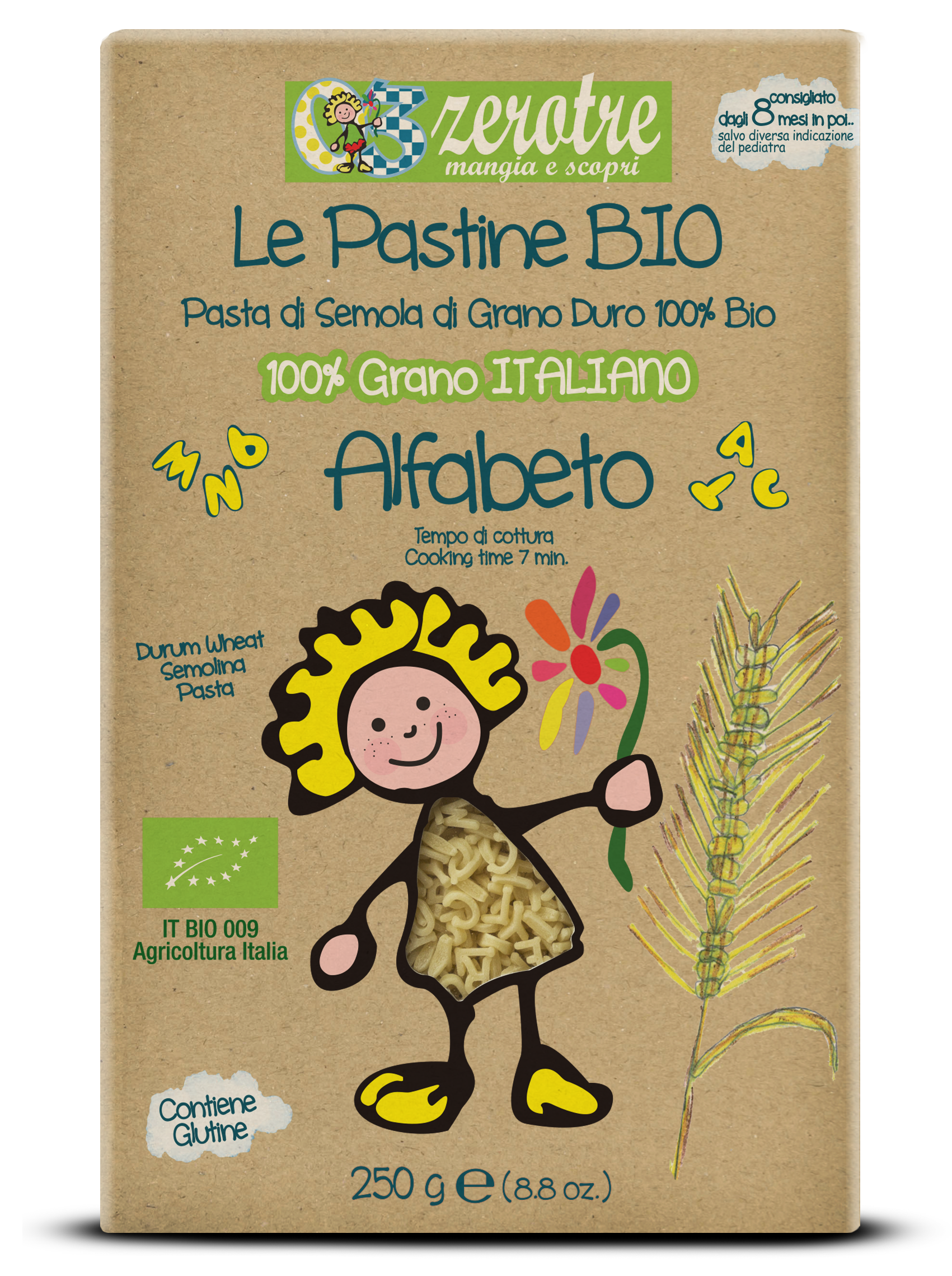 Alimenti per infanzia , adatti allo svezzamento bambini. Pappe naturali per infanzia. Pastina biologica Made in Italy, ingredienti biologici .
Italian baby  food, suitable for baby weaning . Natural baby  and toddlers meals. Organic pasta Made in Italy, made with organic ingredients