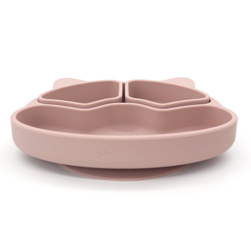 Puppy Plate con Ventosa – Piatto in Silicone con Scomparti Rimovibili