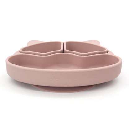 Puppy Plate con Ventosa – Piatto in Silicone con Scomparti Rimovibili