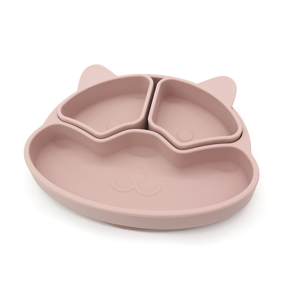 Puppy Plate con Ventosa – Piatto in Silicone con Scomparti Rimovibili