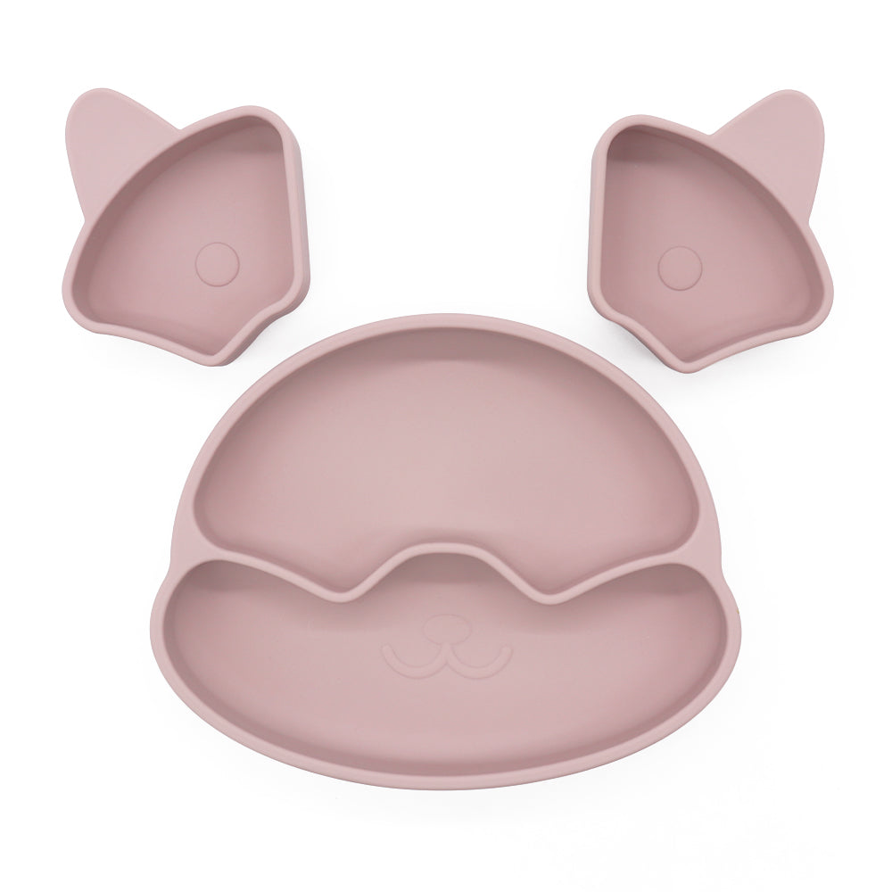 Puppy Plate con Ventosa – Piatto in Silicone con Scomparti Rimovibili