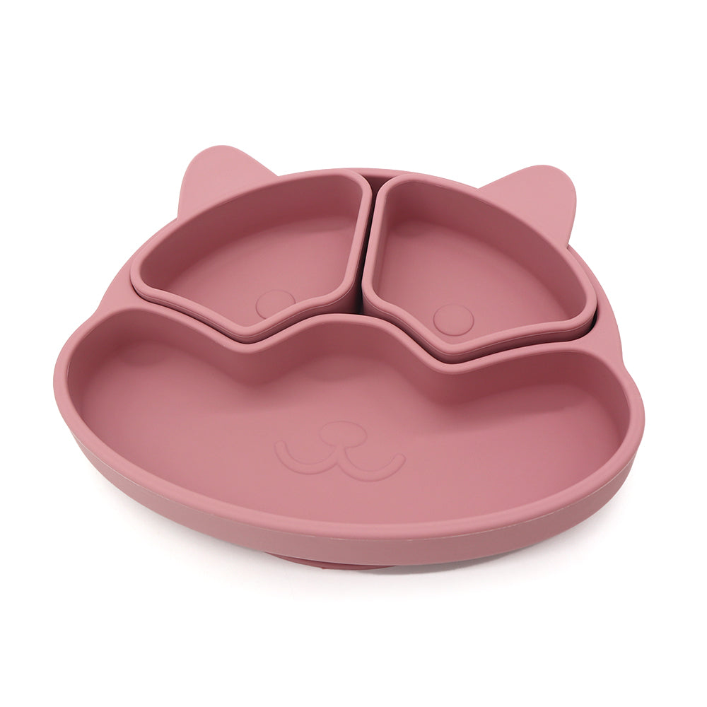 Puppy Plate con Ventosa – Piatto in Silicone con Scomparti Rimovibili
