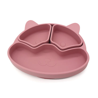 Puppy Plate con Ventosa – Piatto in Silicone con Scomparti Rimovibili