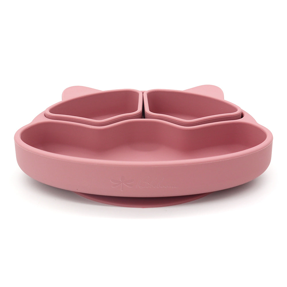 Puppy Plate con Ventosa – Piatto in Silicone con Scomparti Rimovibili