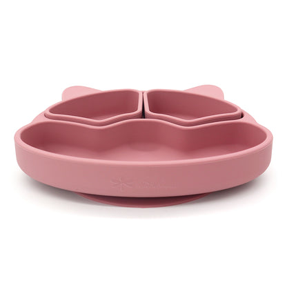 Puppy Plate con Ventosa – Piatto in Silicone con Scomparti Rimovibili