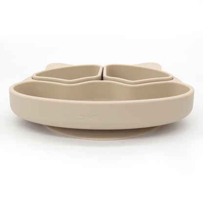 Puppy Plate con Ventosa – Piatto in Silicone con Scomparti Rimovibili