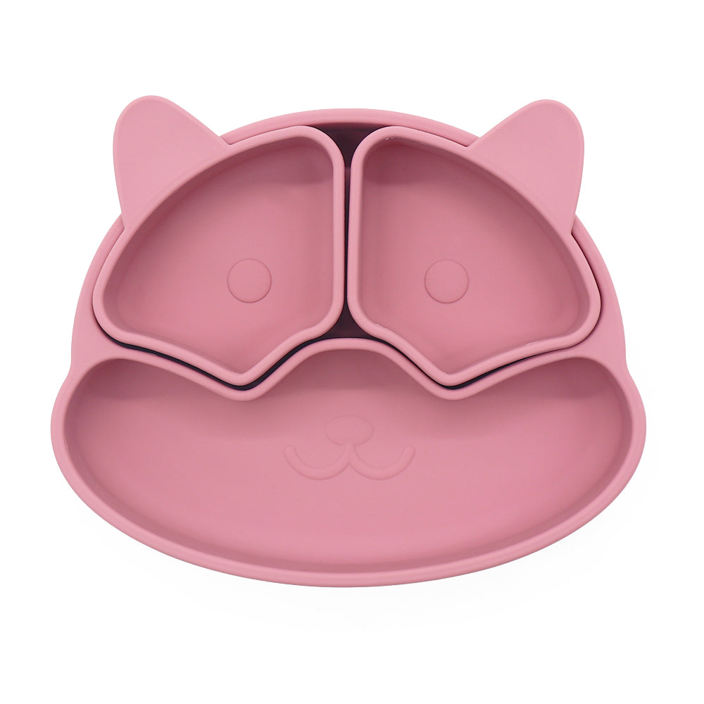 Puppy Plate con Ventosa – Piatto in Silicone con Scomparti Rimovibili