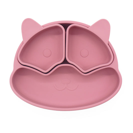 Puppy Plate con Ventosa – Piatto in Silicone con Scomparti Rimovibili