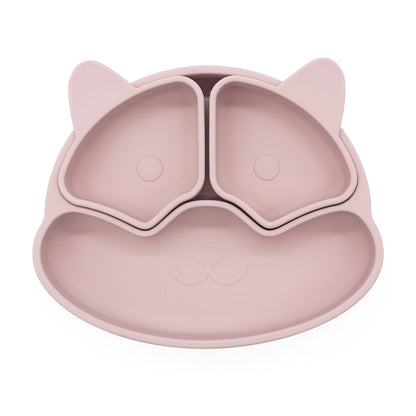 Puppy Plate con Ventosa – Piatto in Silicone con Scomparti Rimovibili