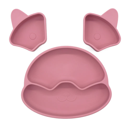 Puppy Plate con Ventosa – Piatto in Silicone con Scomparti Rimovibili