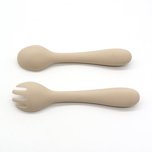 Set Cucchiaino e Forchettina in Silicone