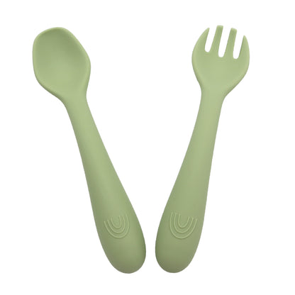 Set Cucchiaino e Forchettina in Silicone