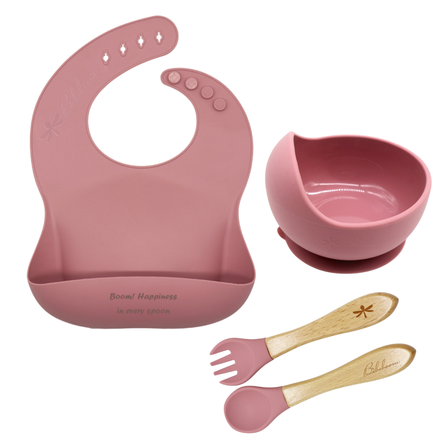 Bèbeboom Starter Kit Set pappa in silicone per iniziare lo svezzamento