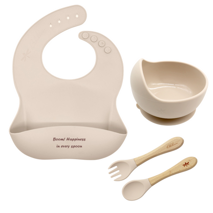 Bèbeboom Starter Kit Set pappa in silicone per iniziare lo svezzamento