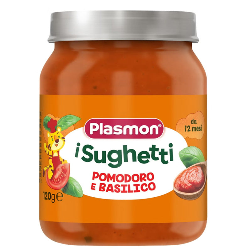 Plasmon sughetto pomodoro e basilico 120 g