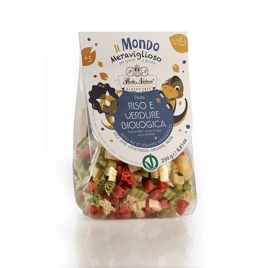 PASTA RISO E VERDURE BIOLOGICA IL MONDO MERAVIGLIOSO