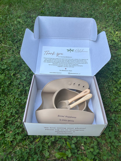 Set pappa svezzamento in silicone per le prime pappe Starter Kit